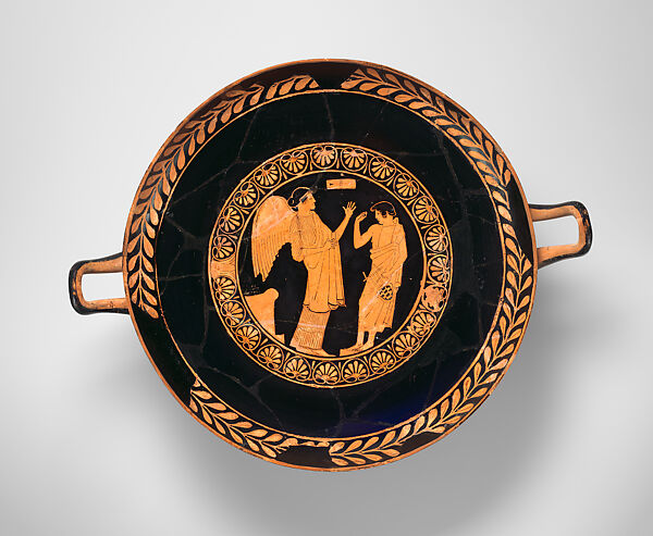 Terracotta kylix (drinking cup)