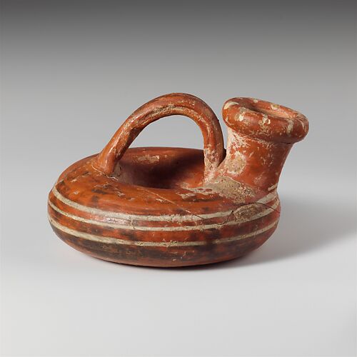 Terracotta jug with an oversize spout | Lydian | Archaic | The ...