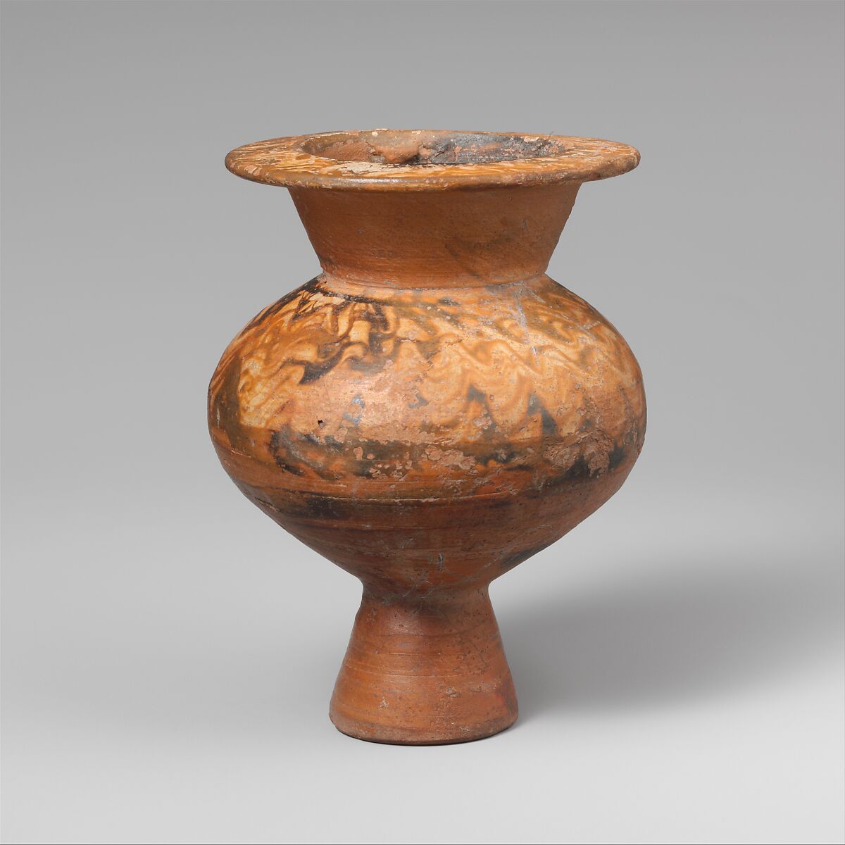 Terracotta lydion (perfume jar), Terracotta, Lydian