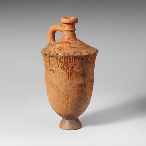 Terracotta lekythos (oil flask)