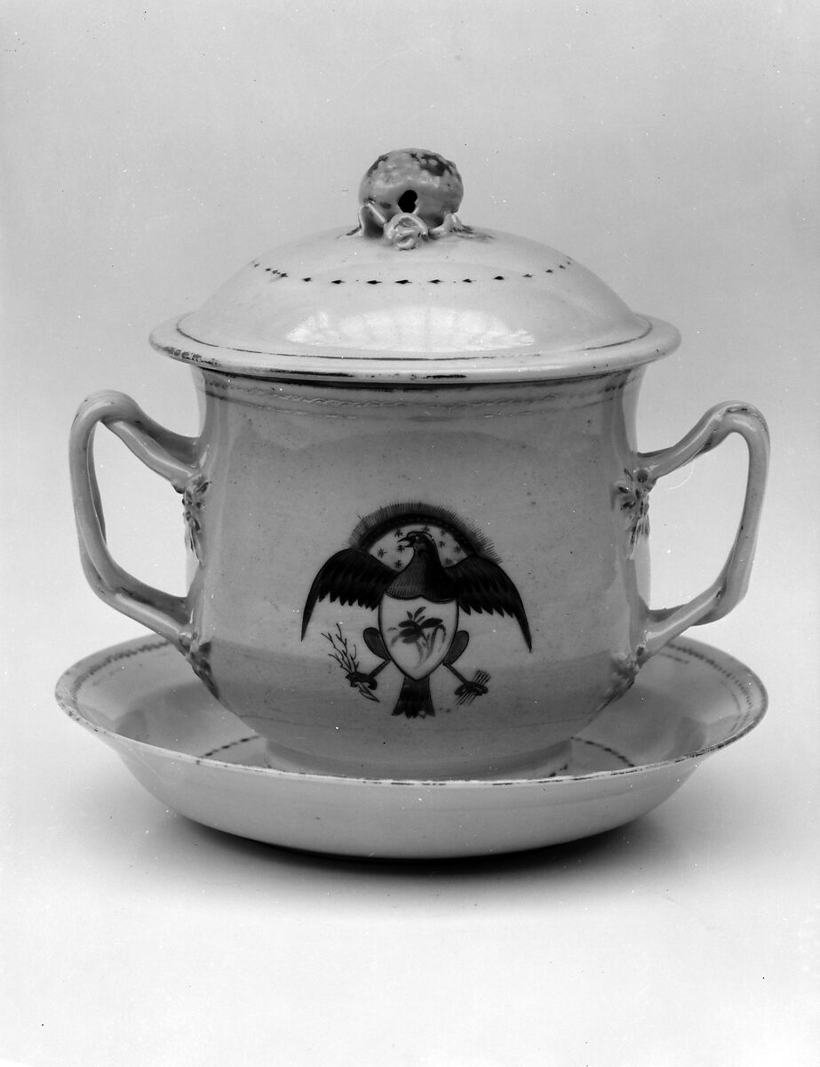 Sugar Bowl, Porcelain, Chinese 