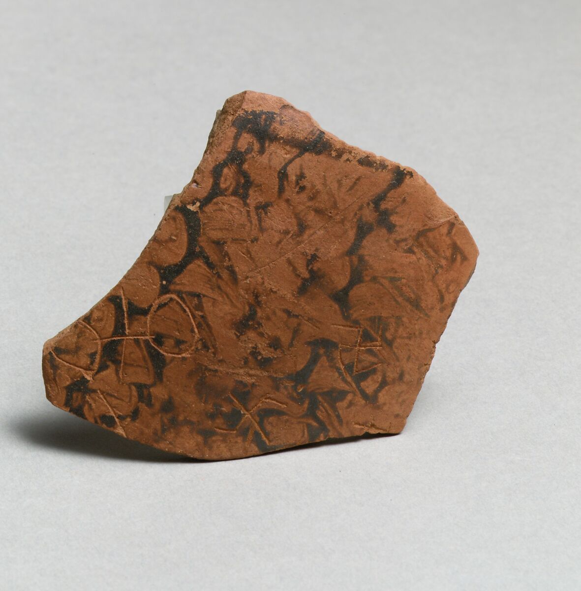 Vase fragment, Terracotta, East Greek/Sardis, Lydian 