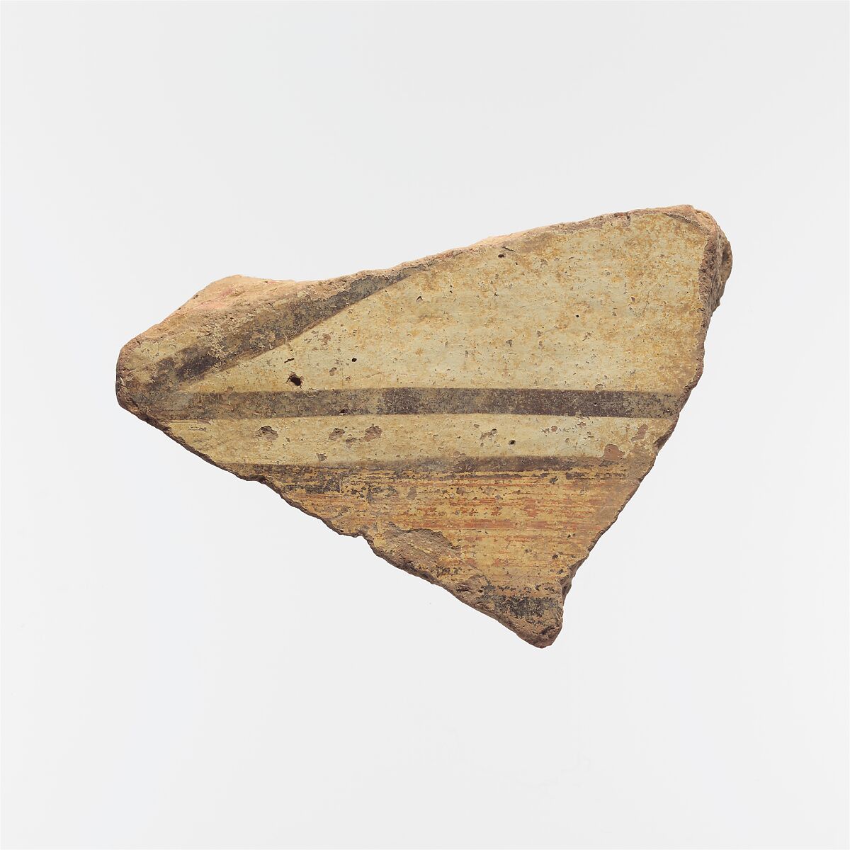 Fragment of a terracotta architectural tile, Terracotta, Lydian 