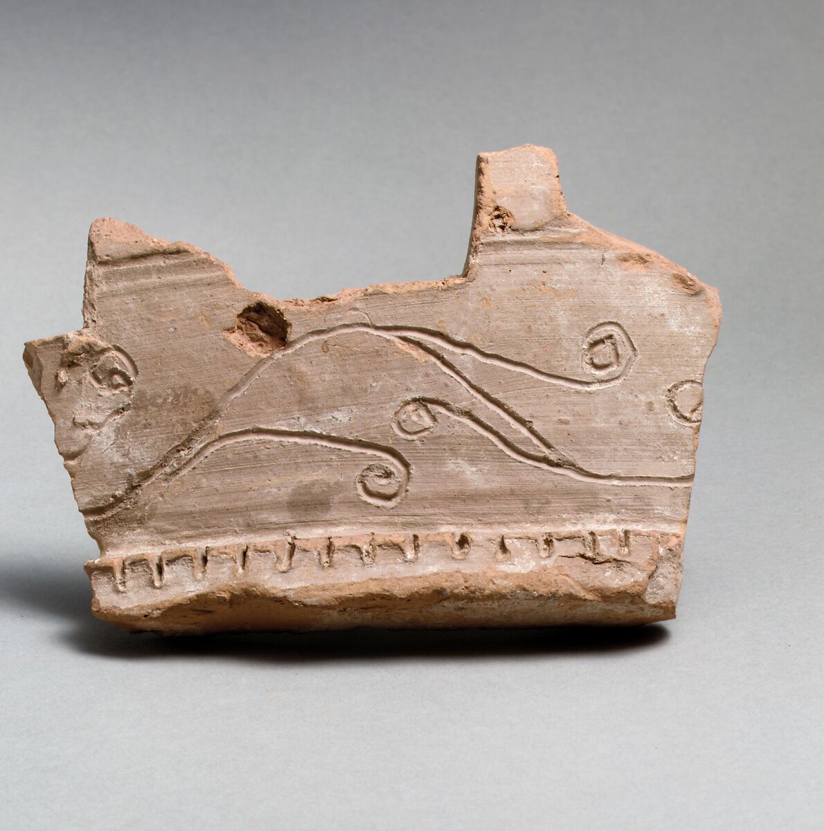 Vase fragment, Terracotta 