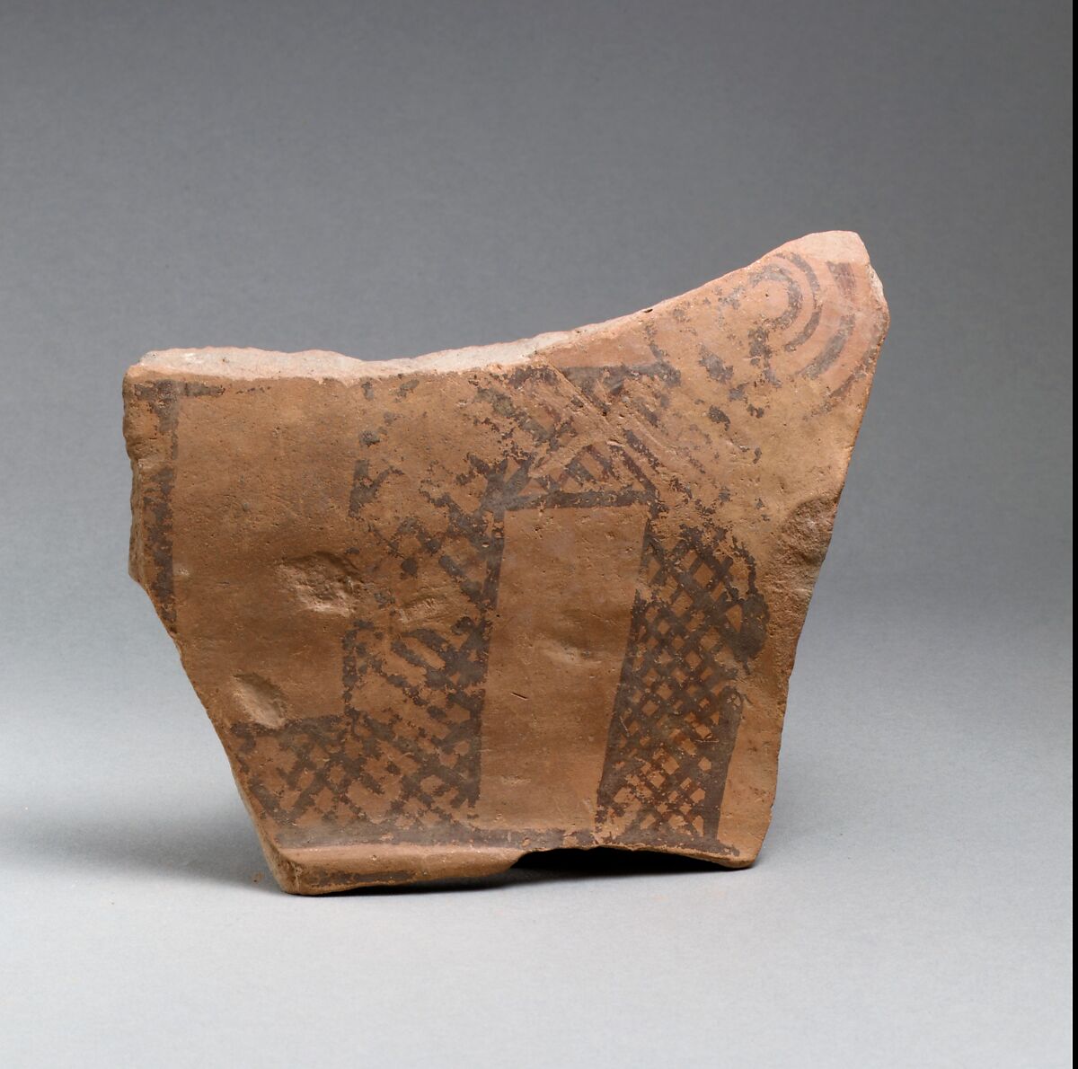 Vase fragment, Terracotta, East Greek/Sardis, Lydian 