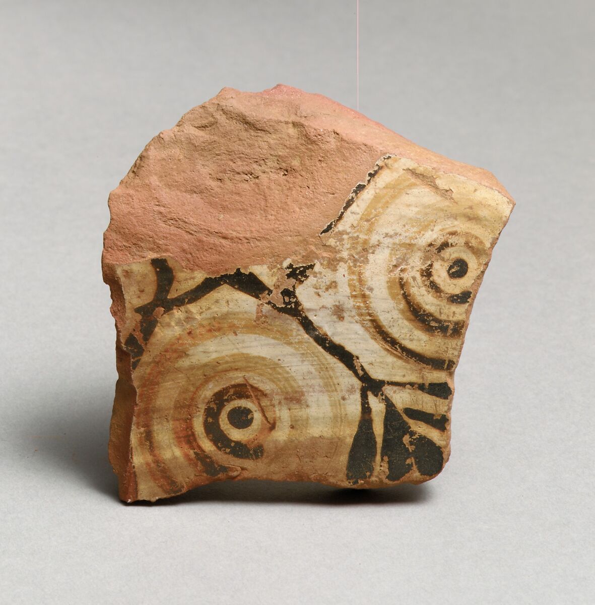 Vase fragment, Terracotta, East Greek/Sardis, Lydian 