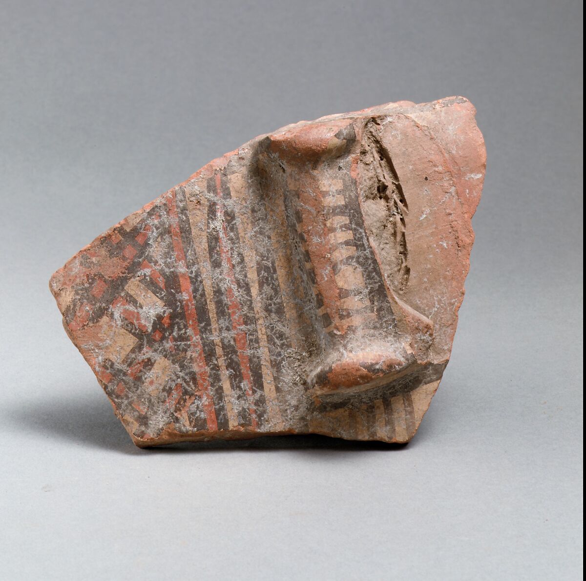 Vase fragment, Terracotta, East Greek/Sardis, Lydian 