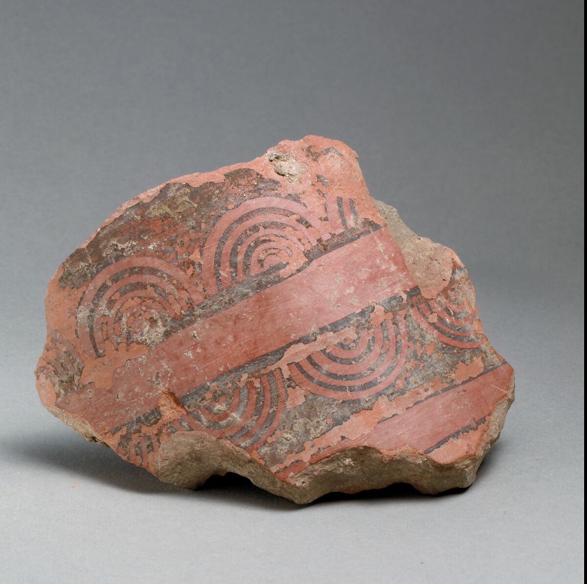 Vase fragment, Terracotta, East Greek/Sardis, Lydian 