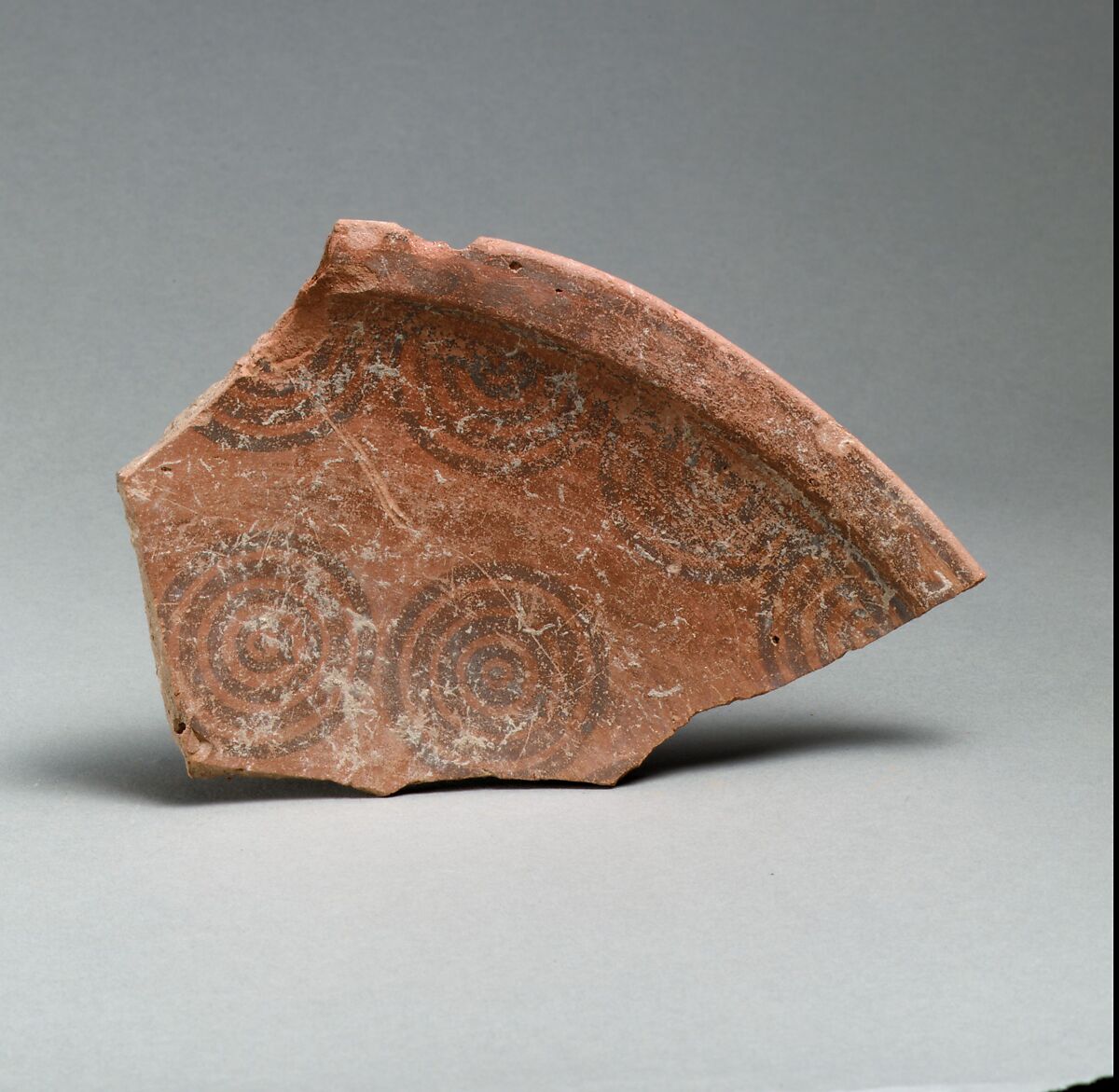 Vase fragment, Terracotta, East Greek/Sardis, Lydian 