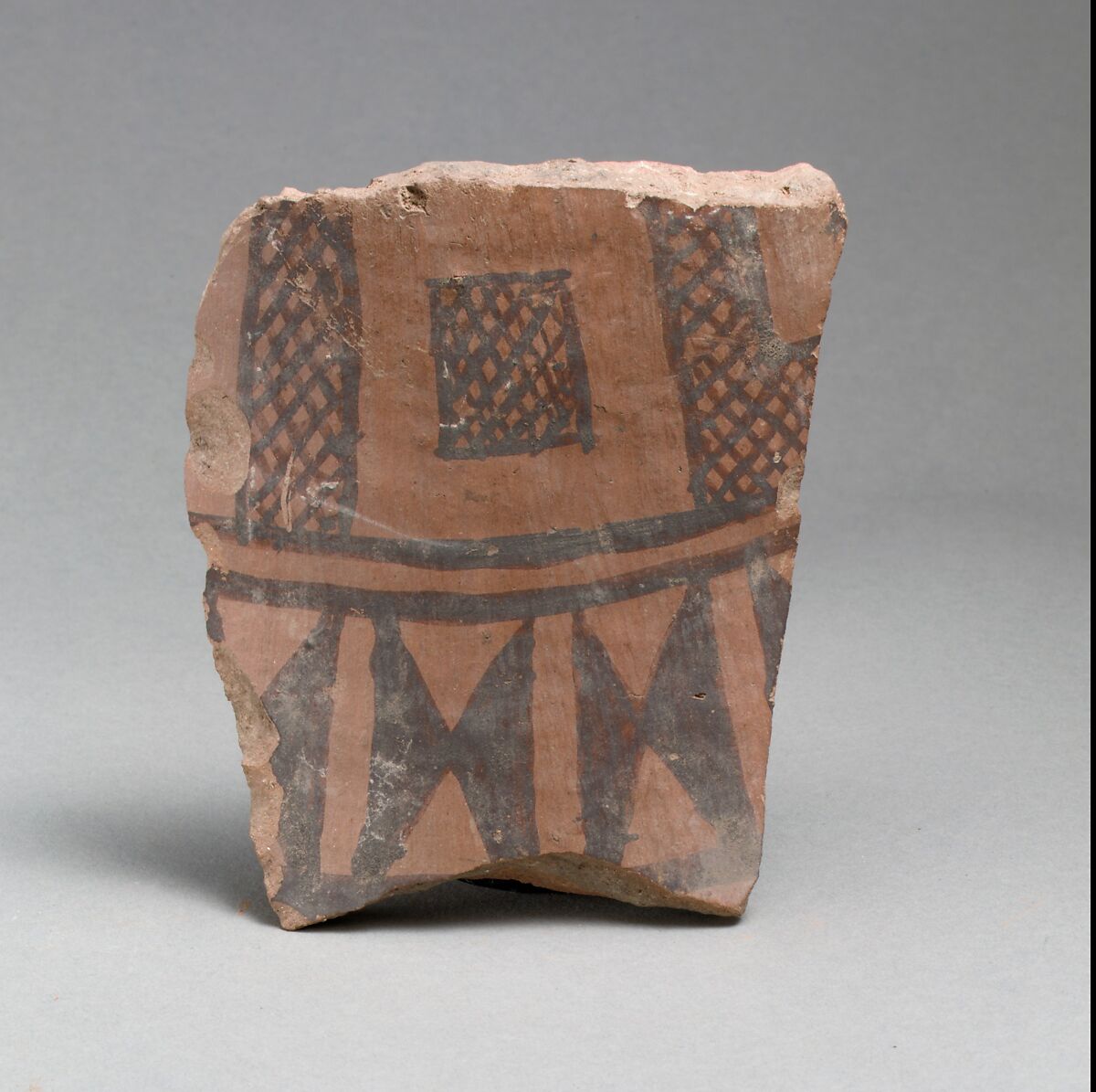 Vase fragment, Terracotta, East Greek/Sardis, Lydian 