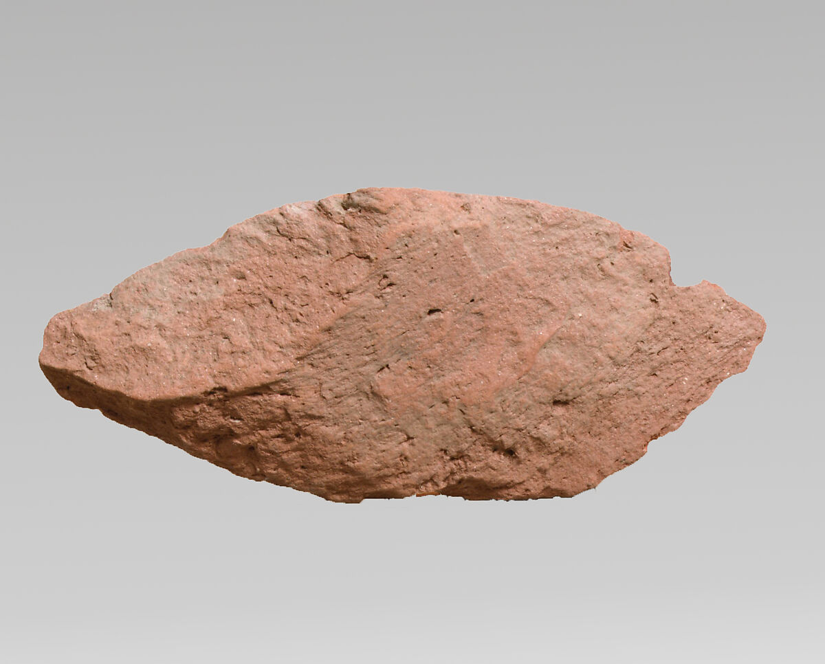 Vase fragment, Terracotta, Greek, Lydian 