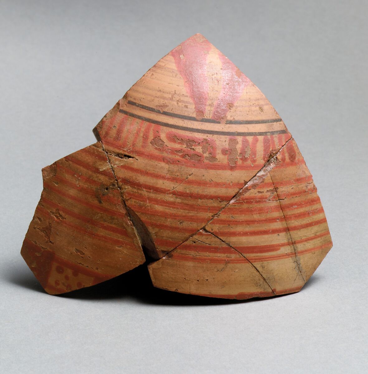 Vase fragment, Terracotta, East Greek/Sardis, Lydian 