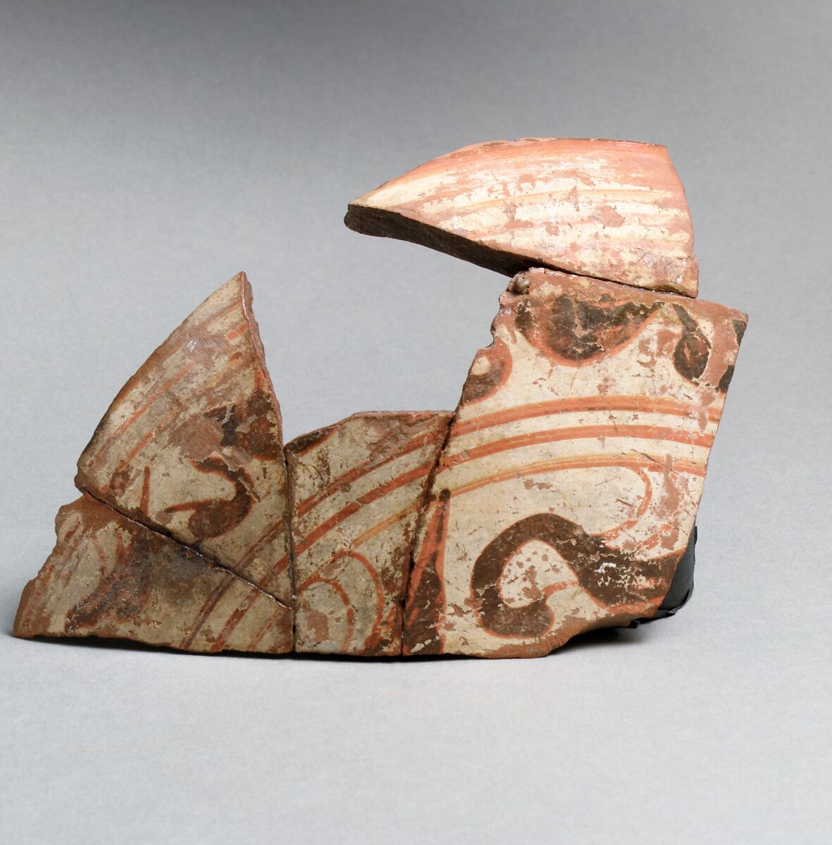 Vase fragment, Terracotta, East Greek/Sardis, Lydian 