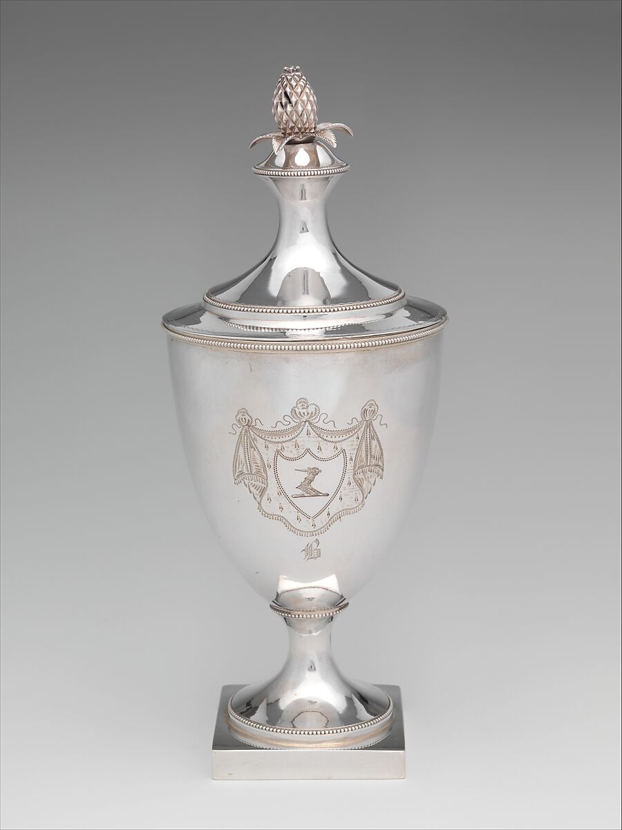 Sugar Bowl, Daniel Van Voorhis (1751–1824), Silver, American 