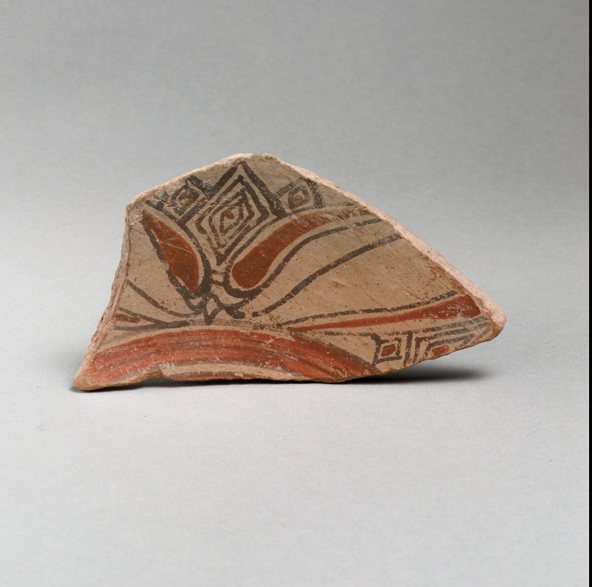 Vase fragment, Terracotta, East Greek, Rhodian