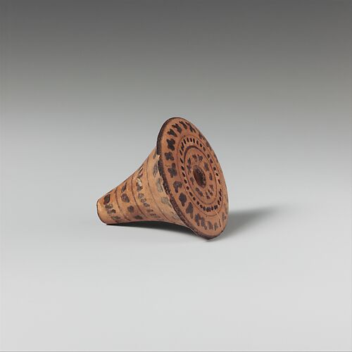 Terracotta spindle whorl