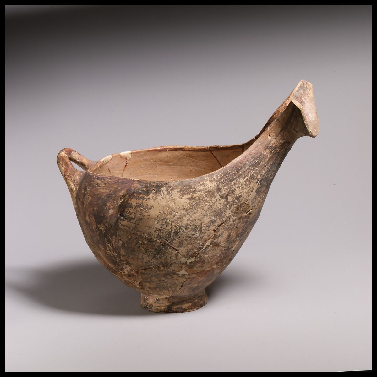 Terracotta sauceboat, Terracotta, Helladic 