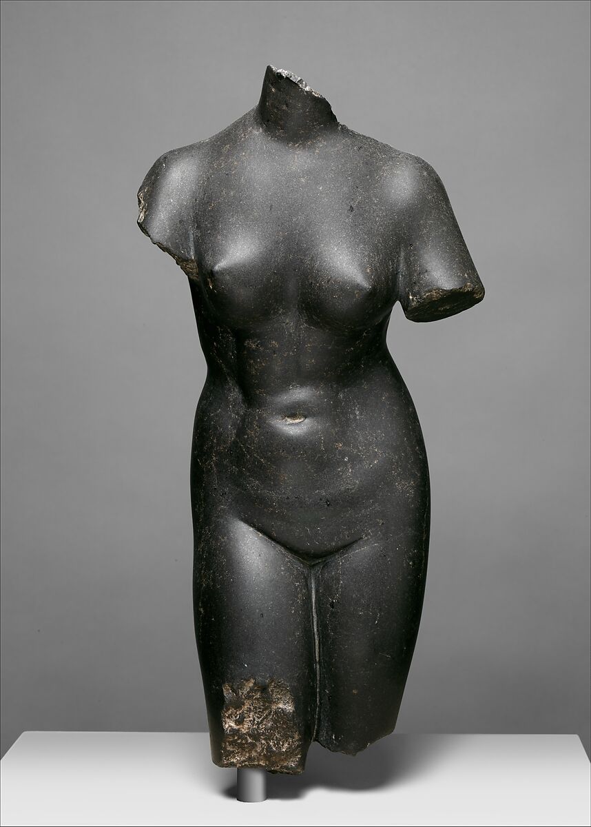 Basalt statue of Aphrodite, Basalt, Roman 