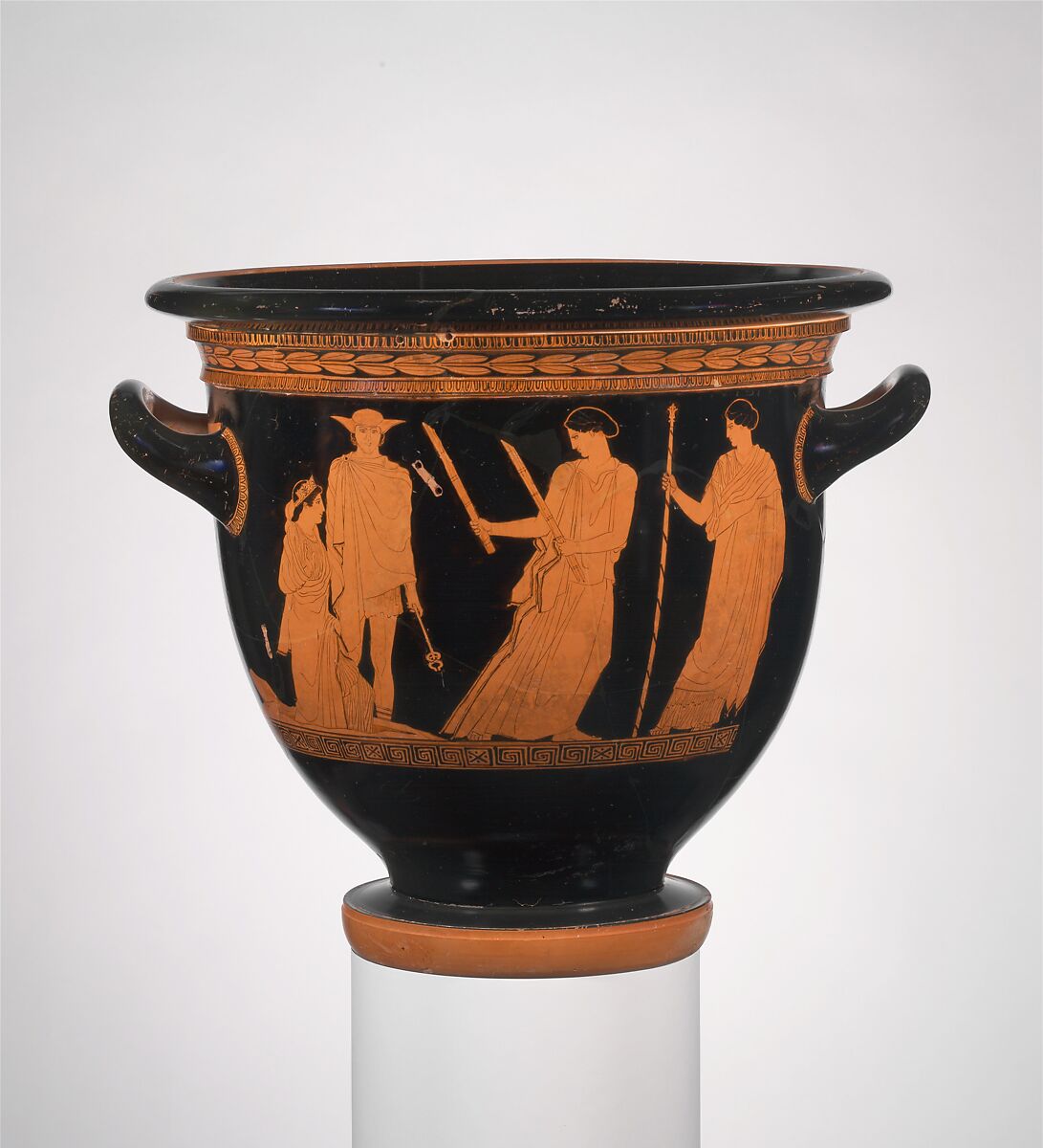 Terracotta bell-krater (bowl for mixing wine and water)