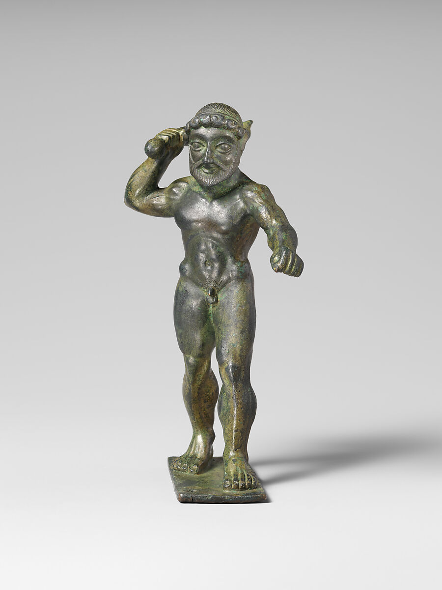 Bronze Herakles, Bronze, Greek 
