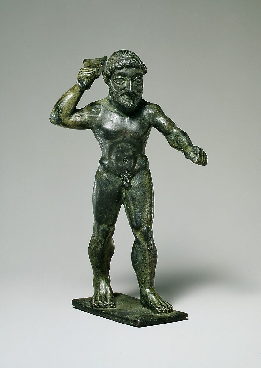 Bronze Herakles | Greek | Archaic | The Met