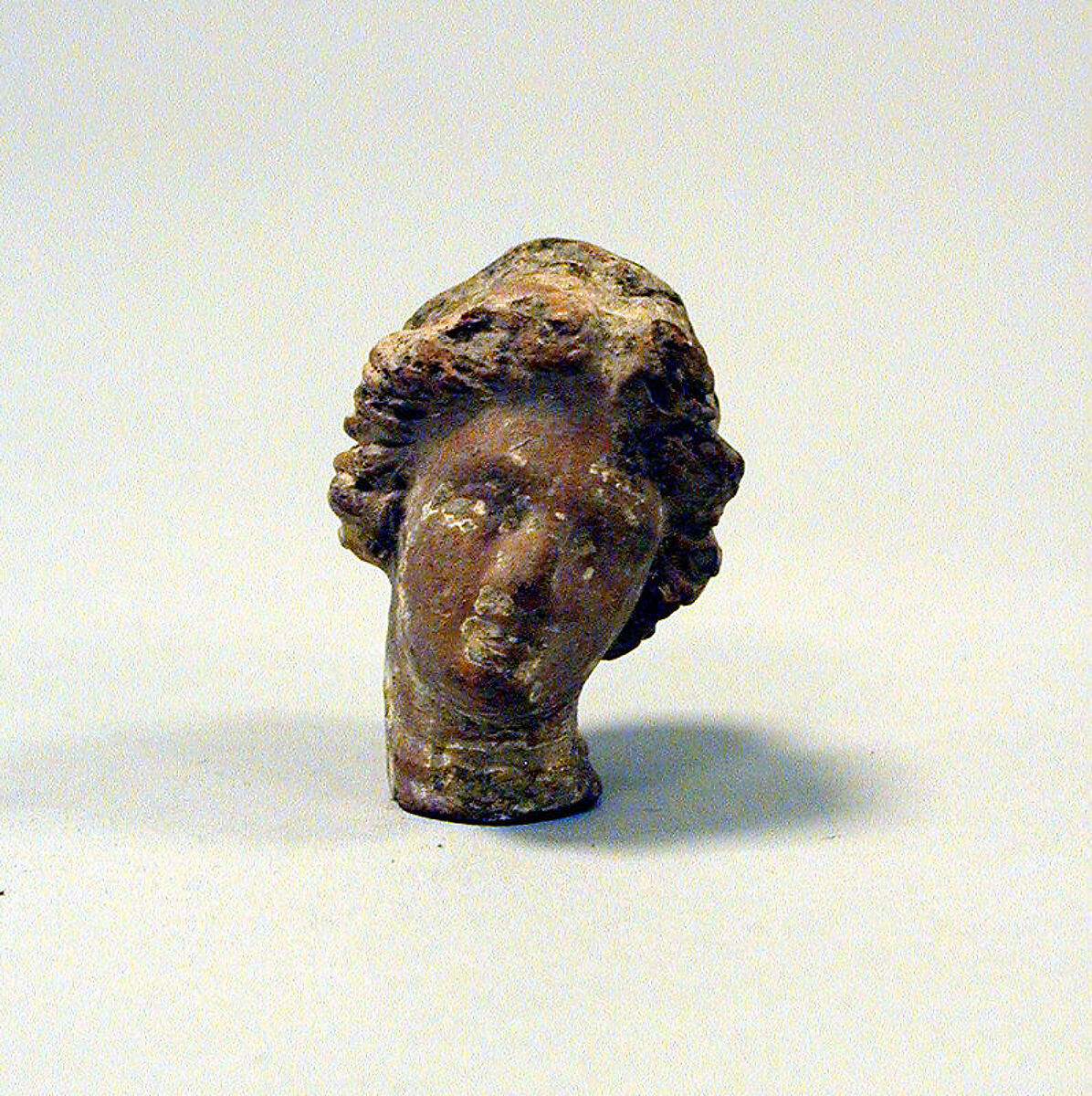 Head of a woman, Terracotta, Greek, Asia Minor 