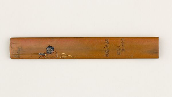 Knife Handle (Kozuka), Copper-silver alloy (shibuichi), copper, gold, copper-gold alloy (shakudō), Japanese