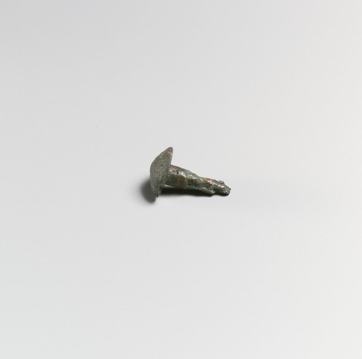 Fragments of a cart or chariot, hook, nails, double strip, Bronze, Etruscan
