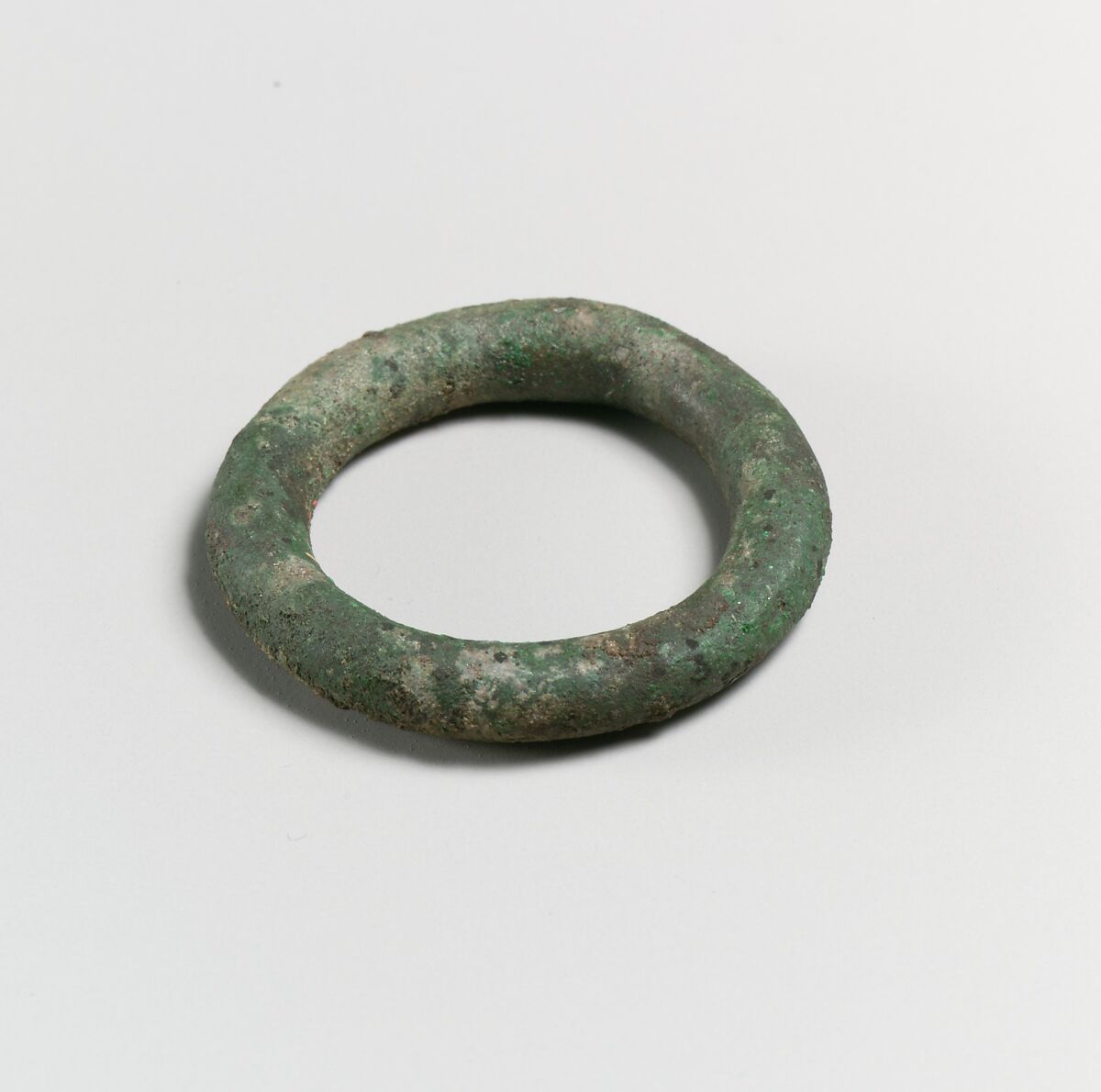 Fragments of a cart or chariot, rings, Bronze, Etruscan