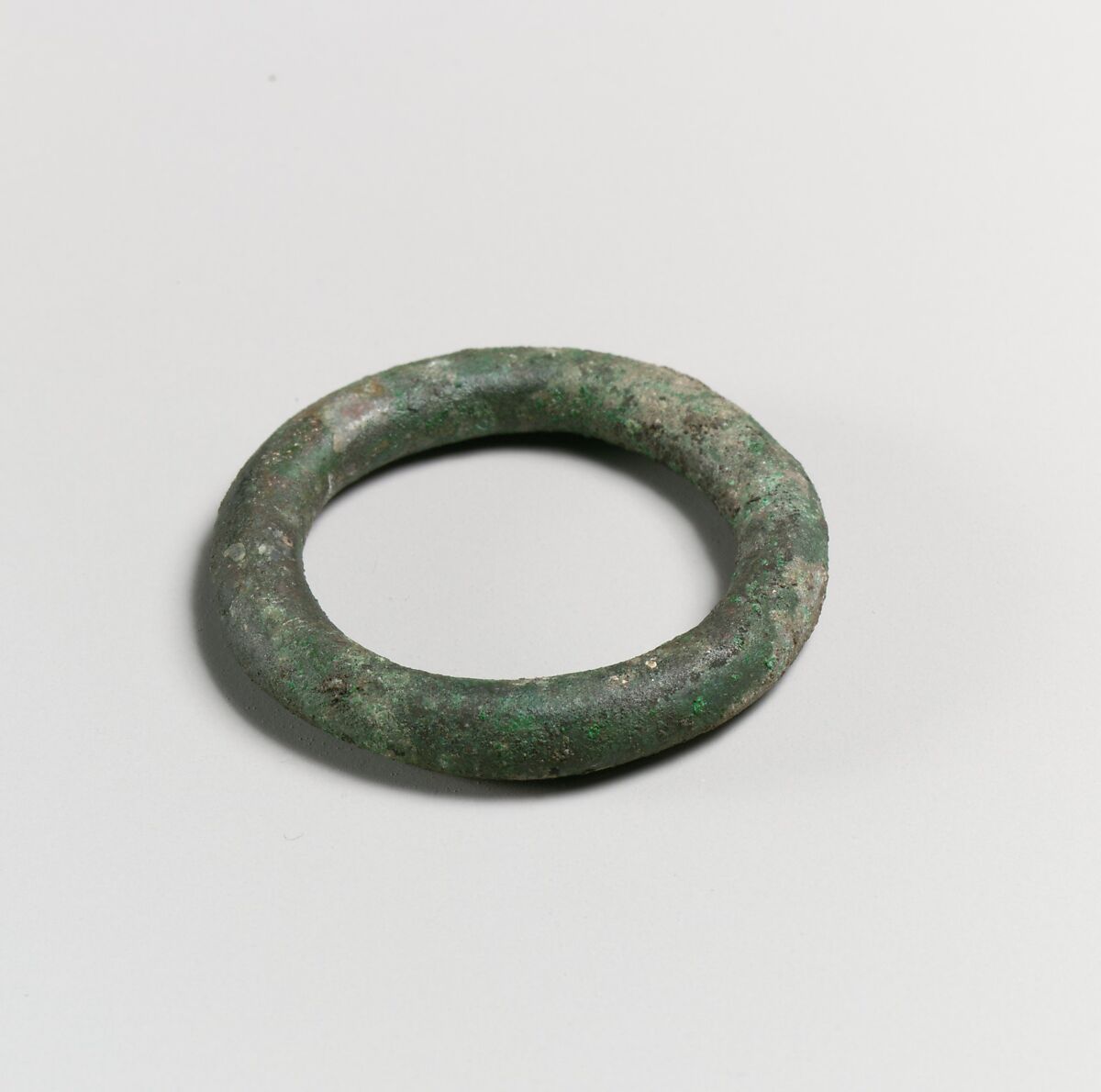 Fragments of a cart or chariot, rings, Bronze, Etruscan