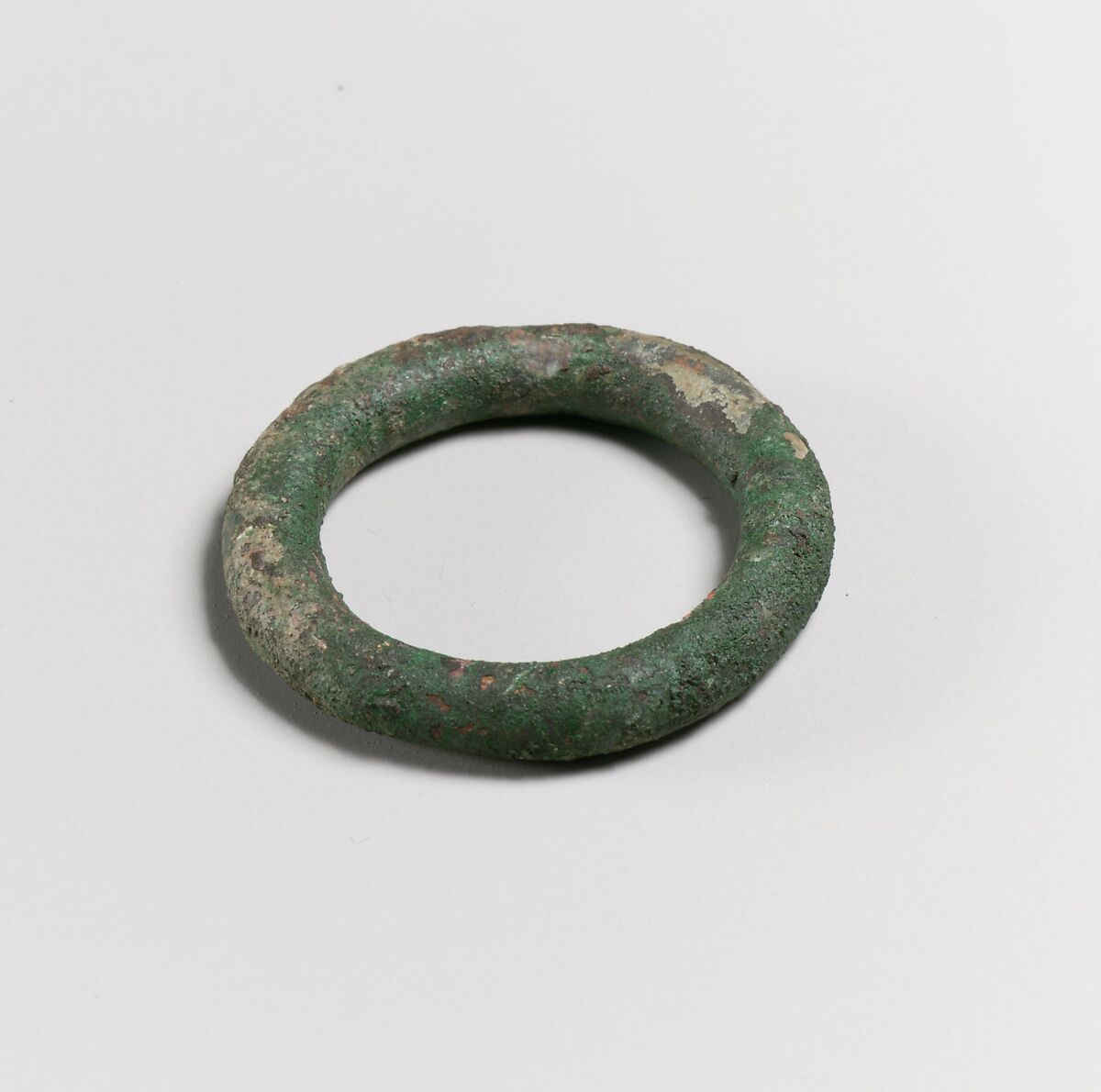 Fragments of a cart or chariot, rings, Bronze, Etruscan
