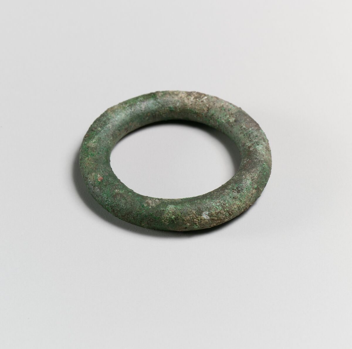 Fragments of a cart or chariot, rings, Bronze, Etruscan