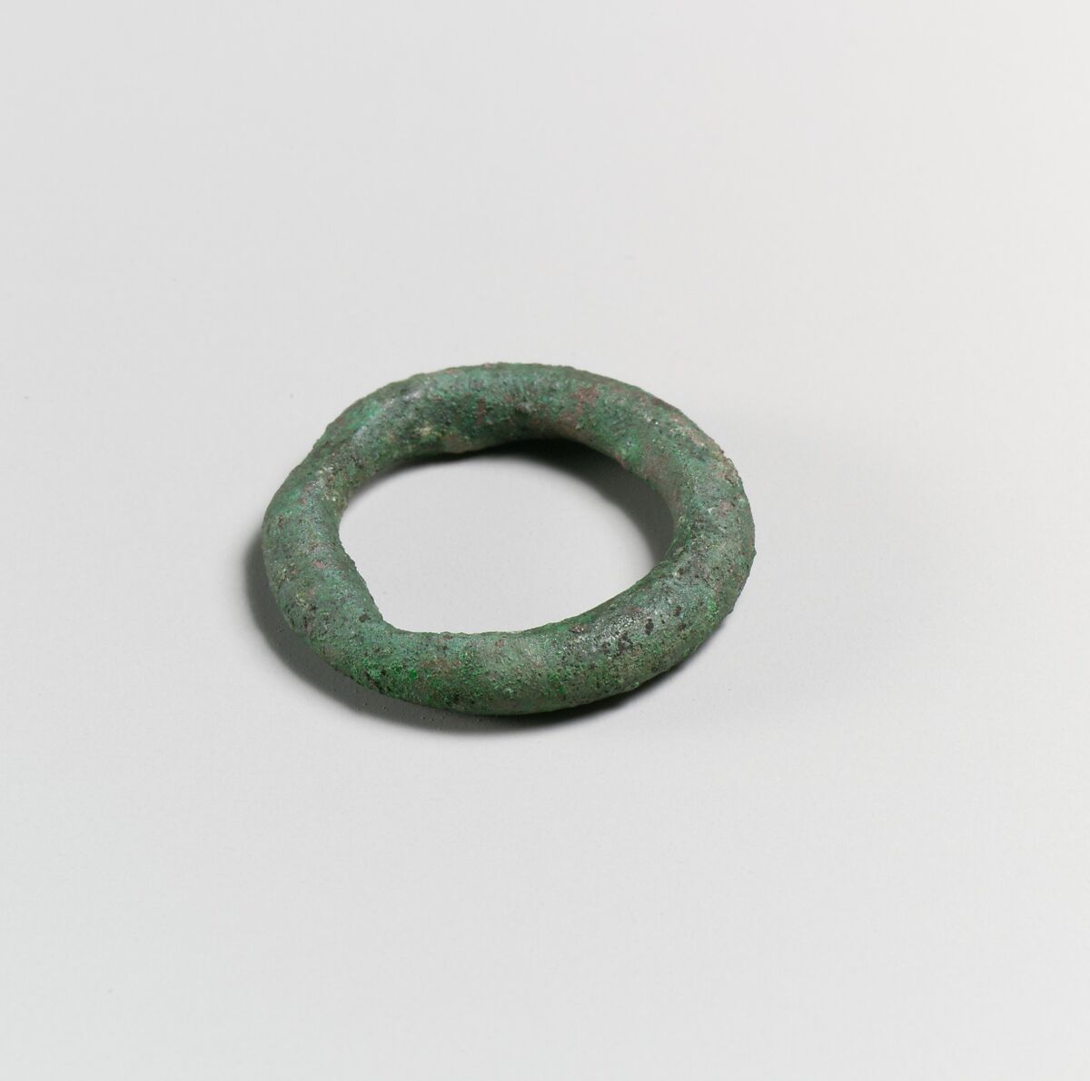Fragments of a cart or chariot, rings, Bronze, Etruscan