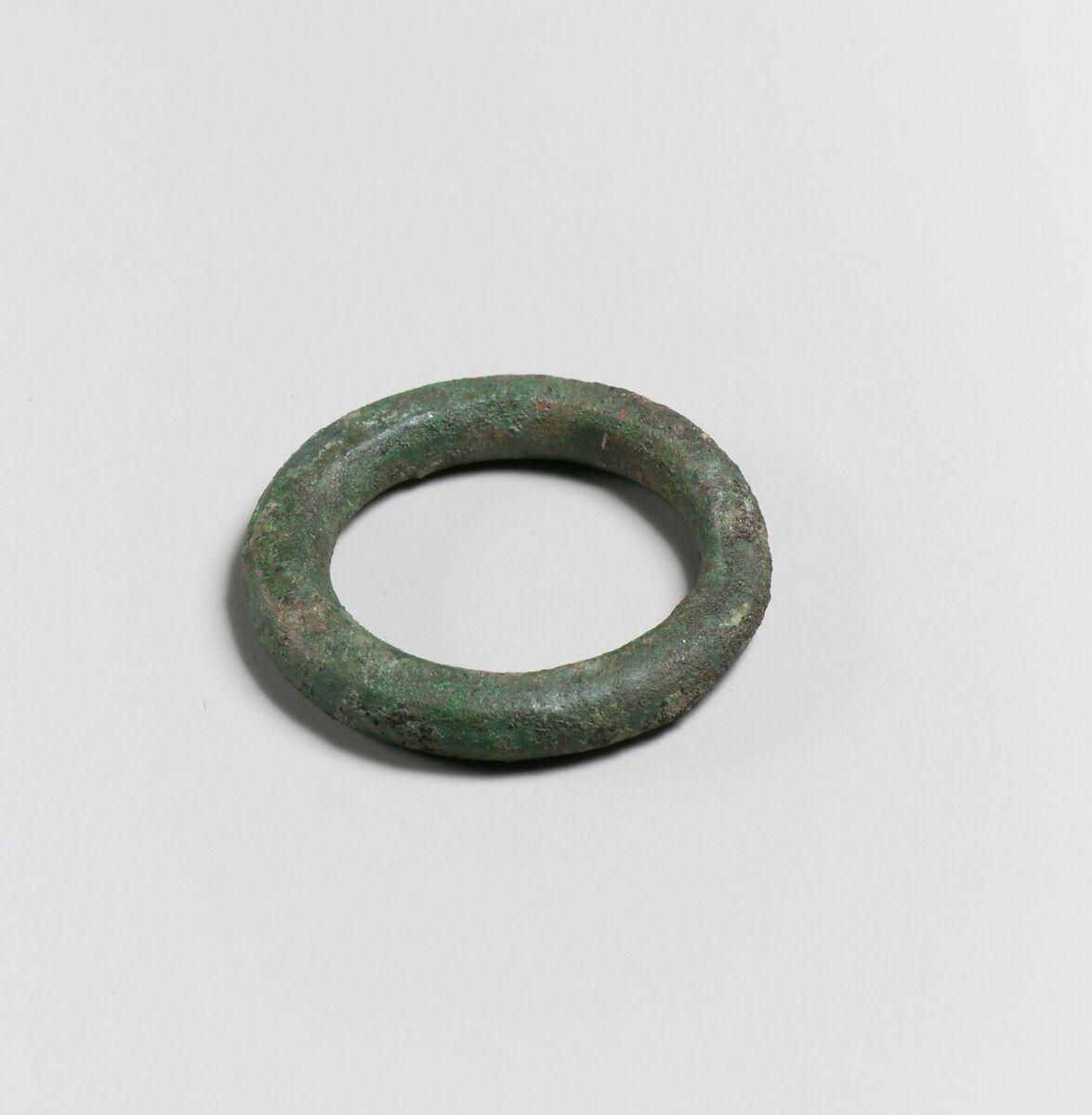 Fragments of a cart or chariot, rings, Bronze, Etruscan