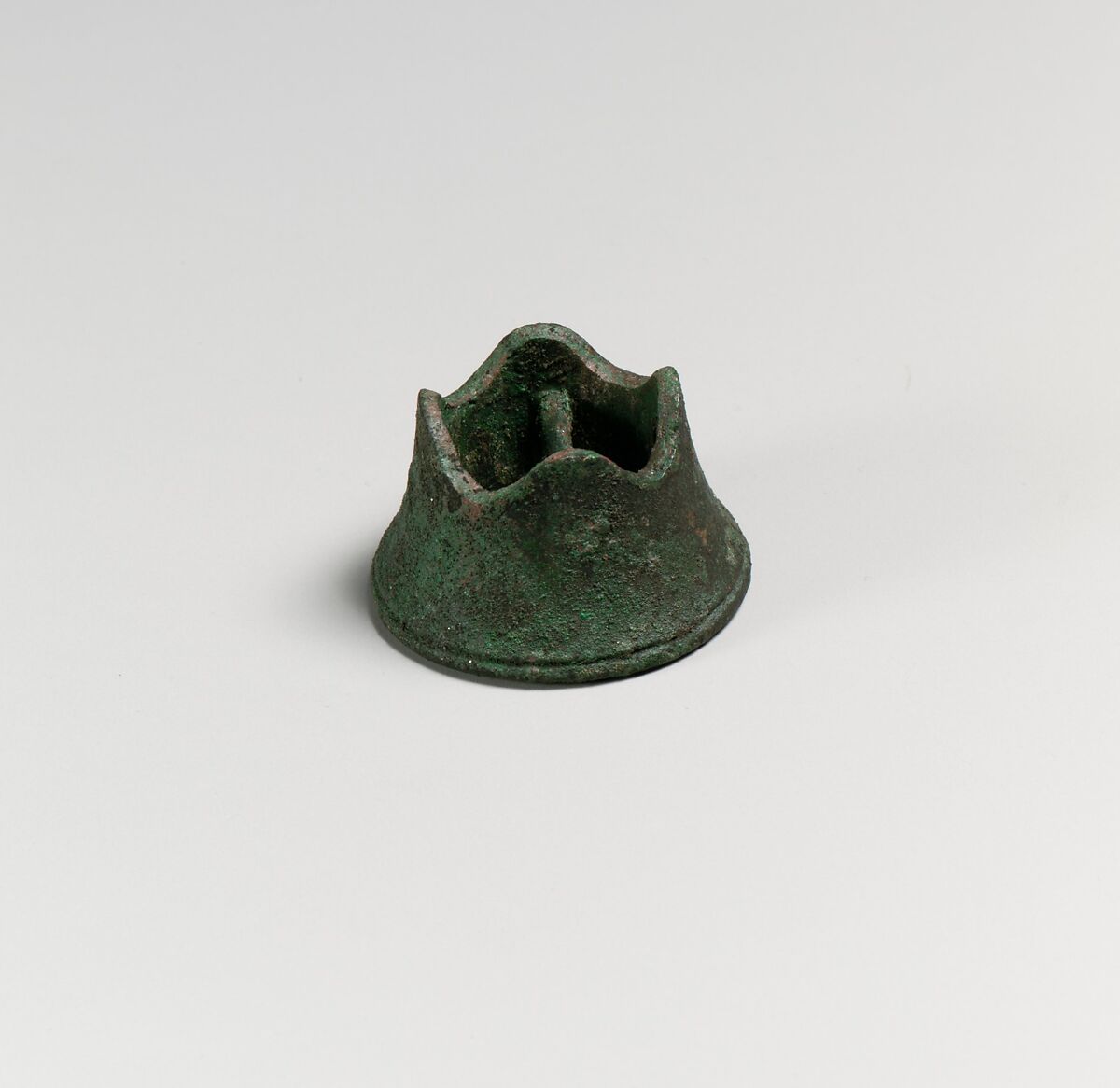 Fragments of a cart or chariot, sockets, Bronze, Etruscan