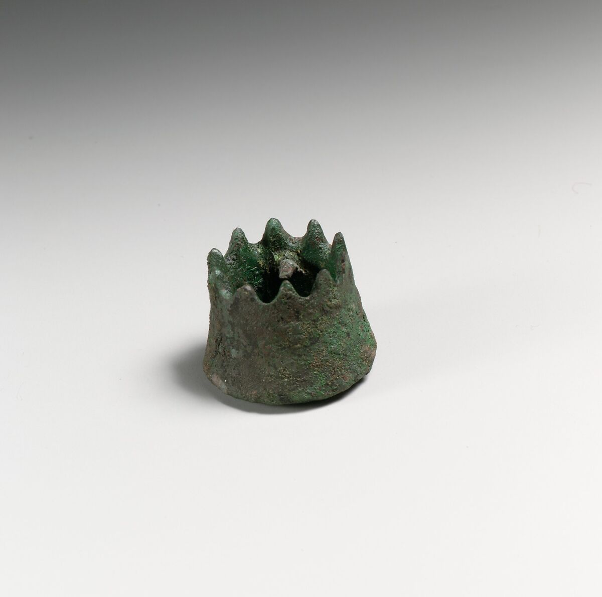 Fragments of a cart or chariot, sockets, Bronze, Etruscan