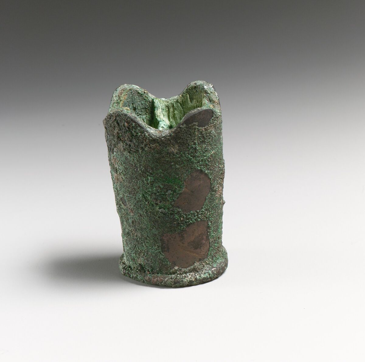 Fragments of a cart or chariot, sockets, Bronze, Etruscan