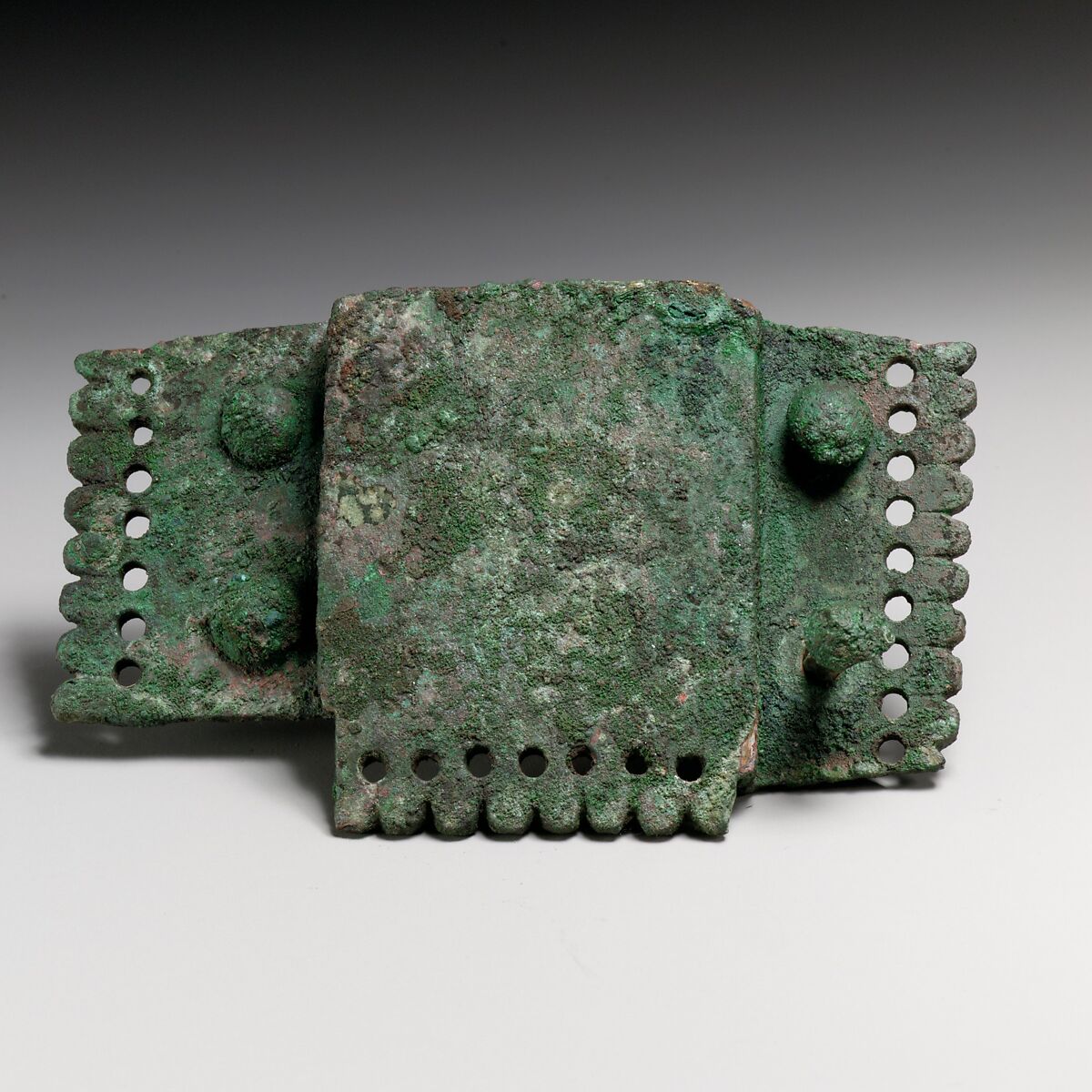 Fragments of a cart or chariot, facings, Bronze, Etruscan