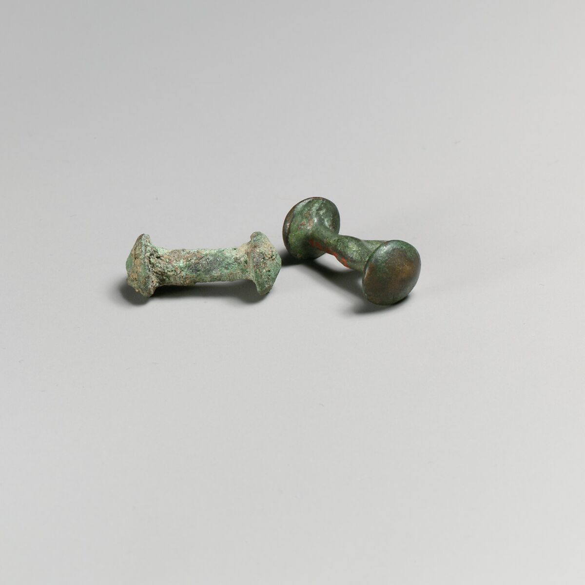 Chariot fastenings from Etruscan biga, Bronze, Etruscan 