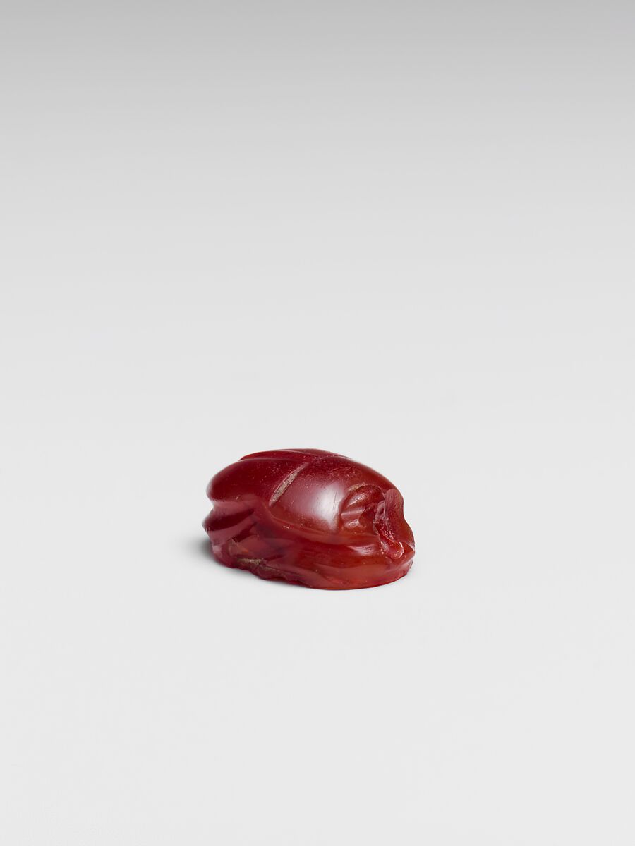 Carnelian scarab, Carnelian, Greek