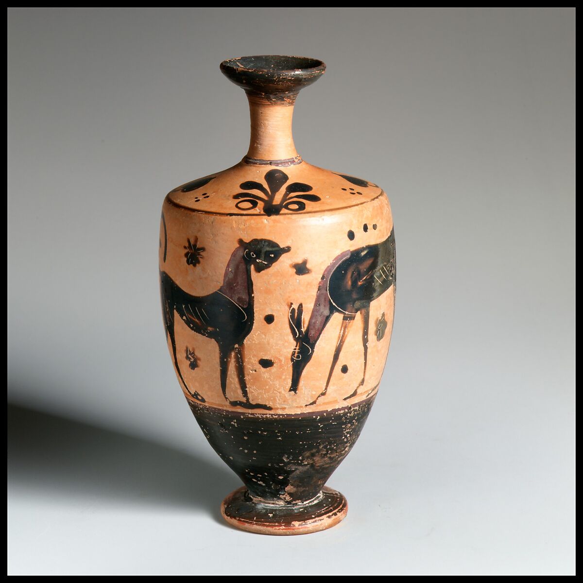 Lekythos, Terracotta, Greek, Attic 