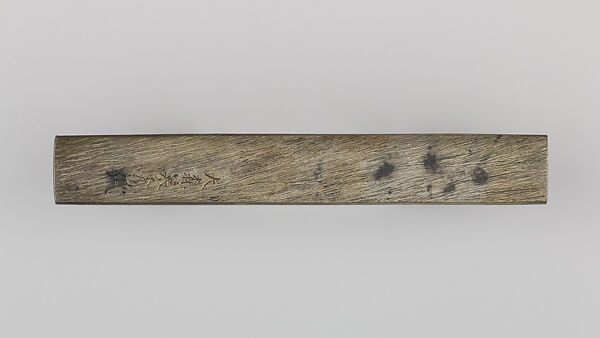 Knife Handle (Kozuka), Copper-silver alloy (shibuichi), gold, copper-gold alloy (shakudō), Japanese