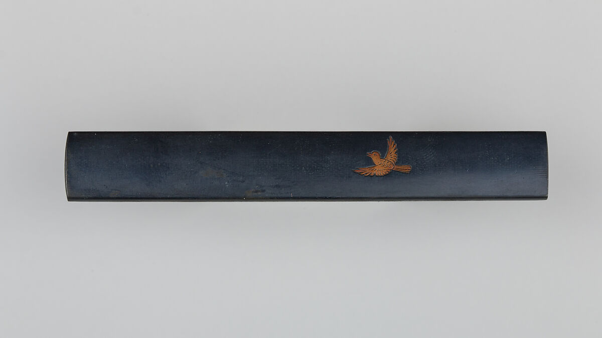 Knife Handle (Kozuka), Copper-gold alloy (shakudō), gold, copper, copper-silver alloy (shibuichi), Japanese