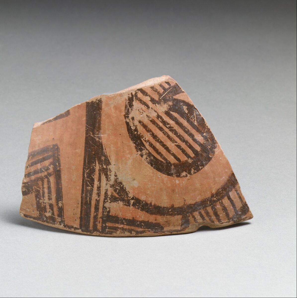 Vase fragment, Terracotta, Neolithic, Thessaly 