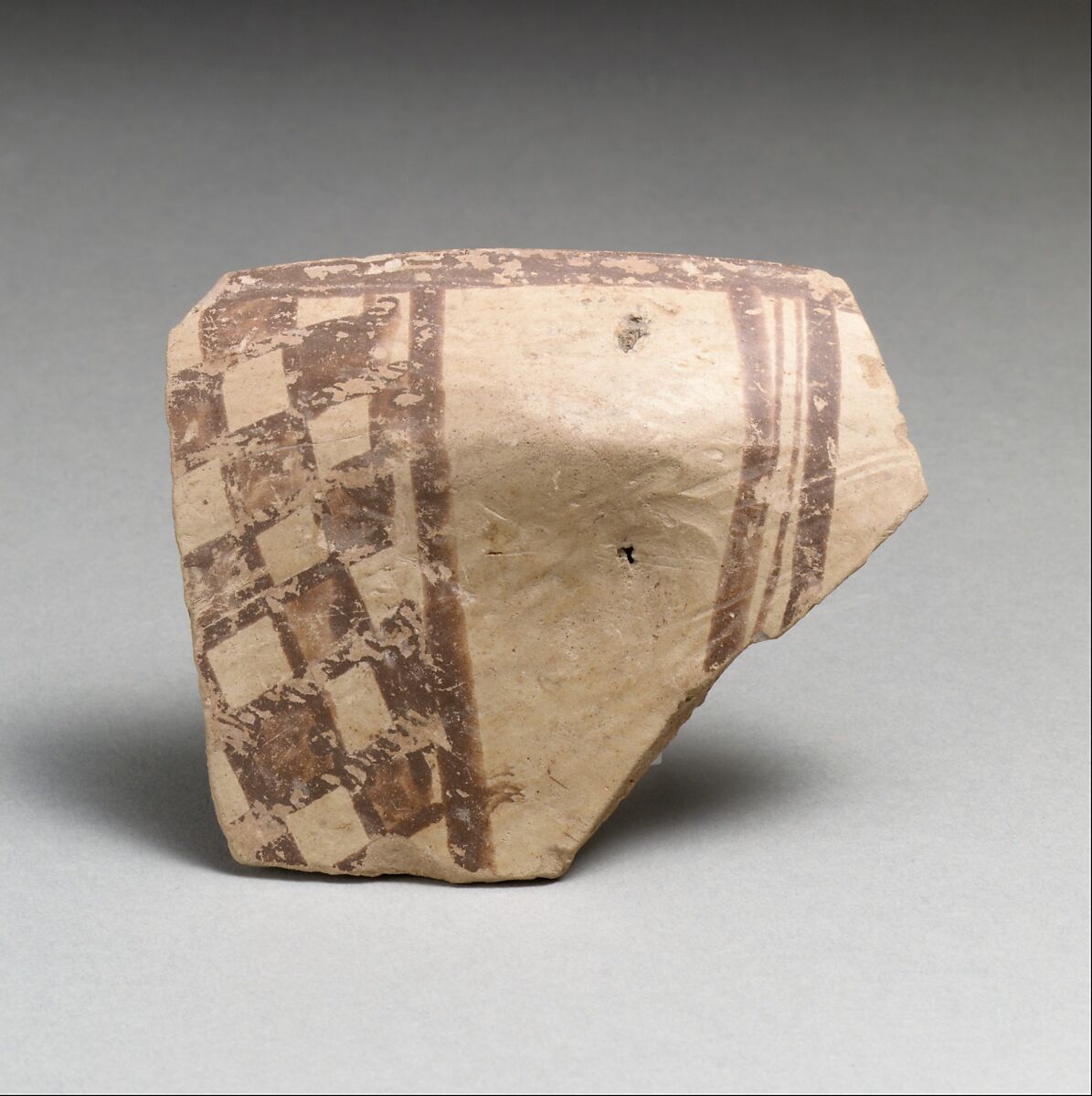 Vase fragment, Terracotta, Neolithic, Thessaly 