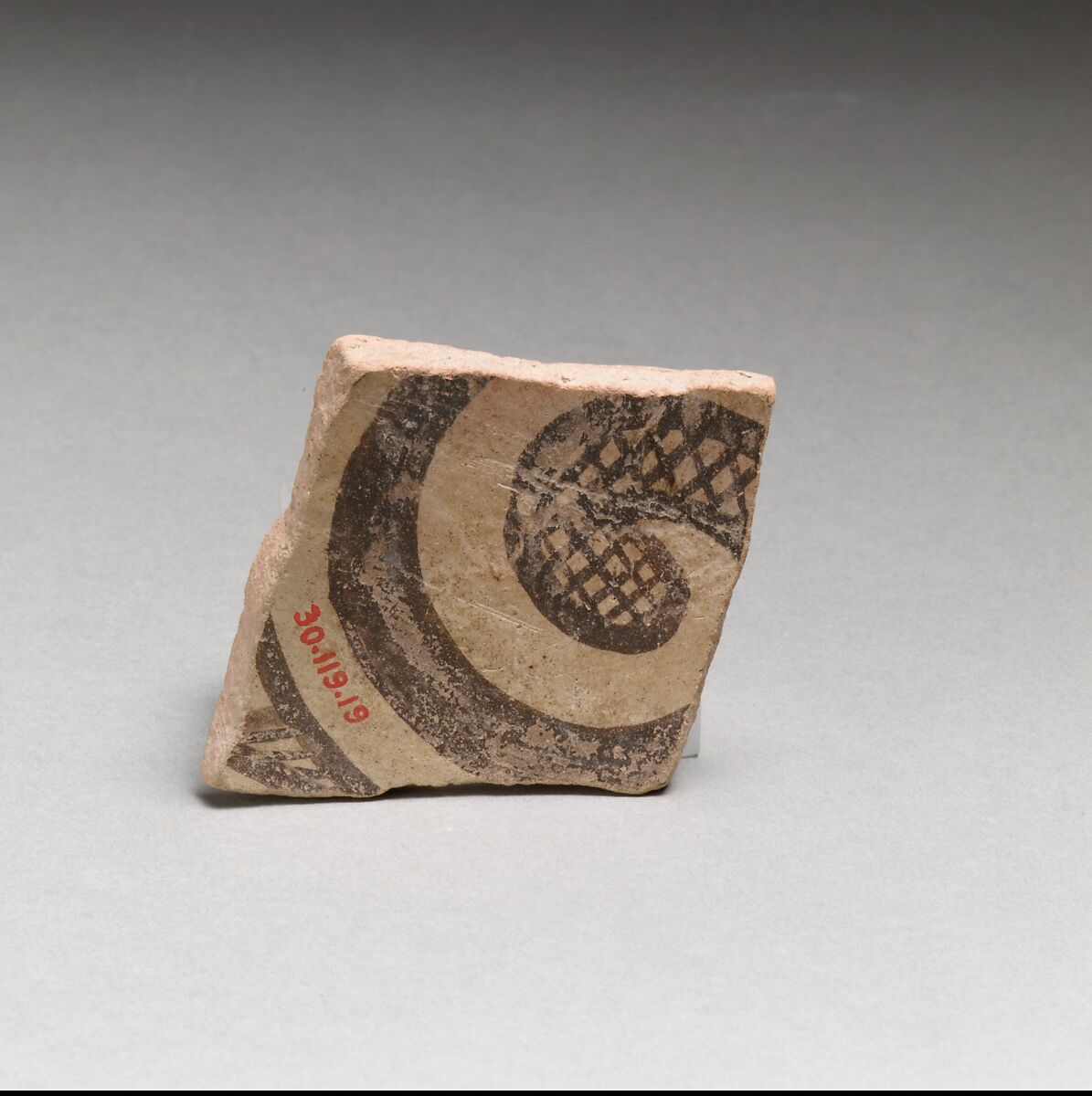 Vase fragment, Terracotta, Neolithic, Thessaly