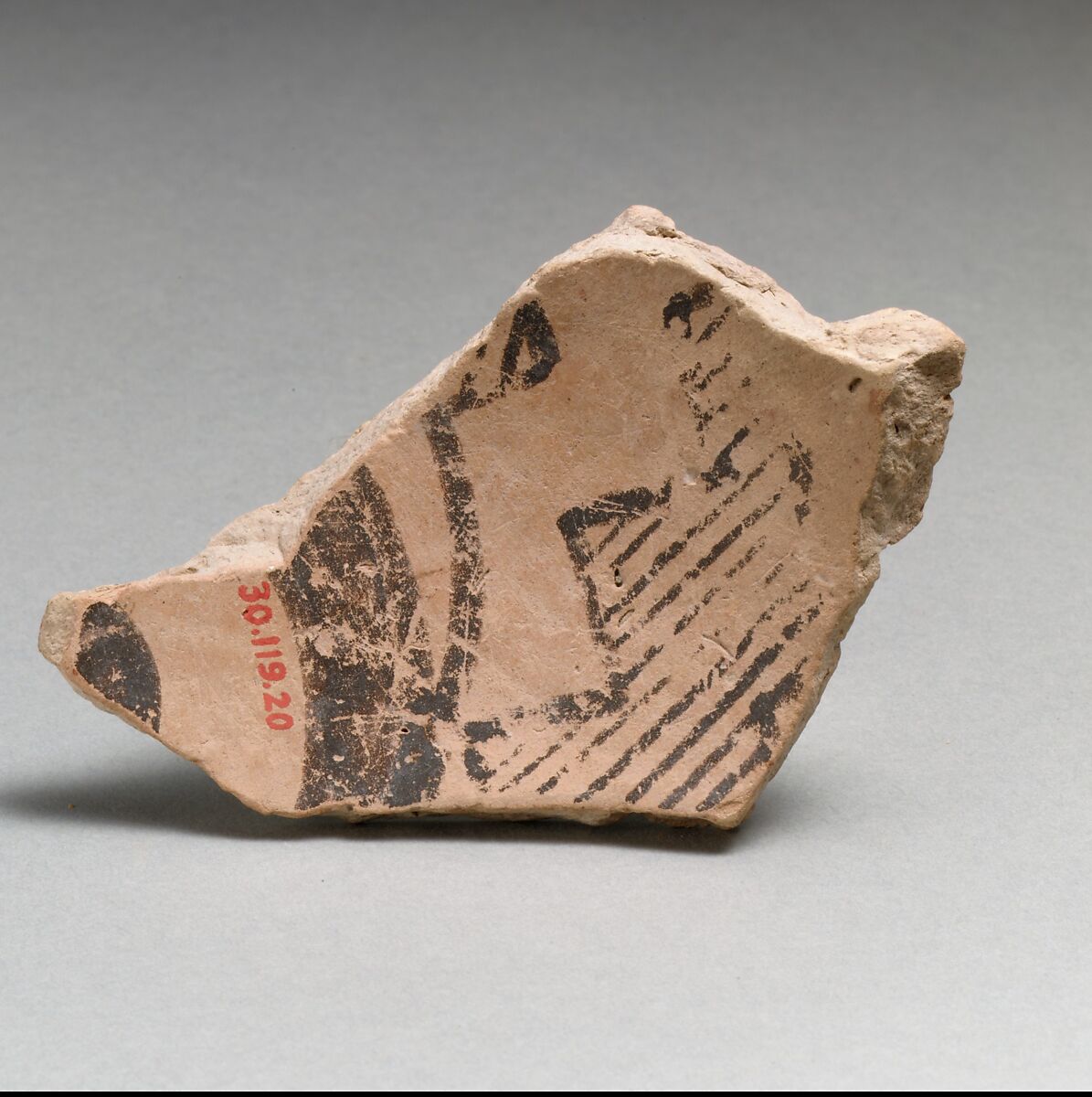 Vase fragment, Terracotta, Neolithic, Thessaly