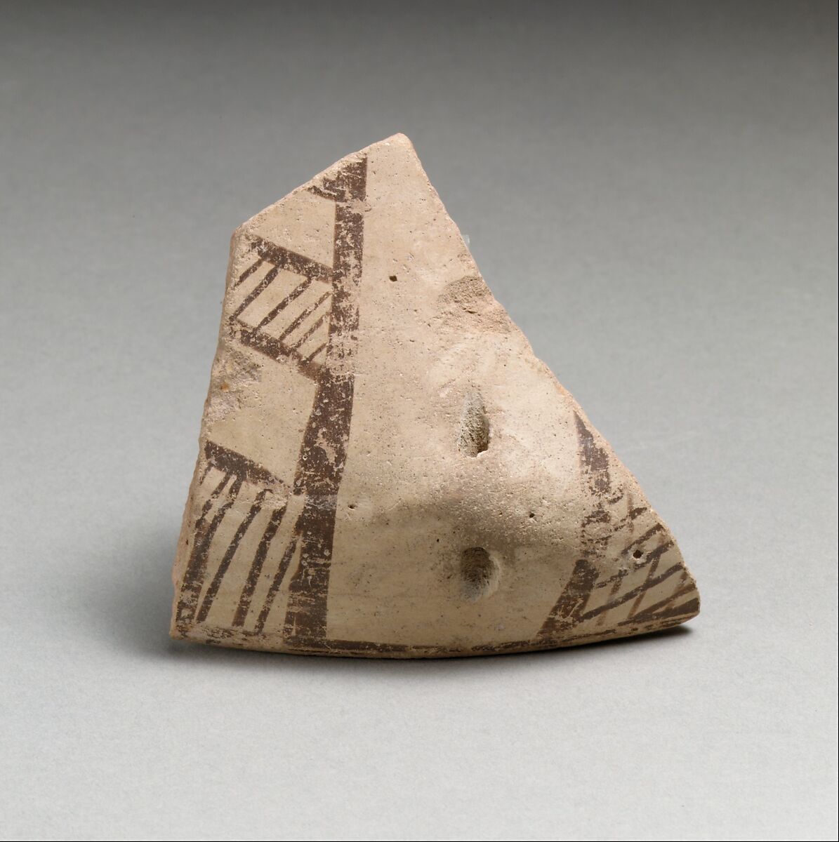 Vase fragment, Terracotta, Neolithic, Thessaly 