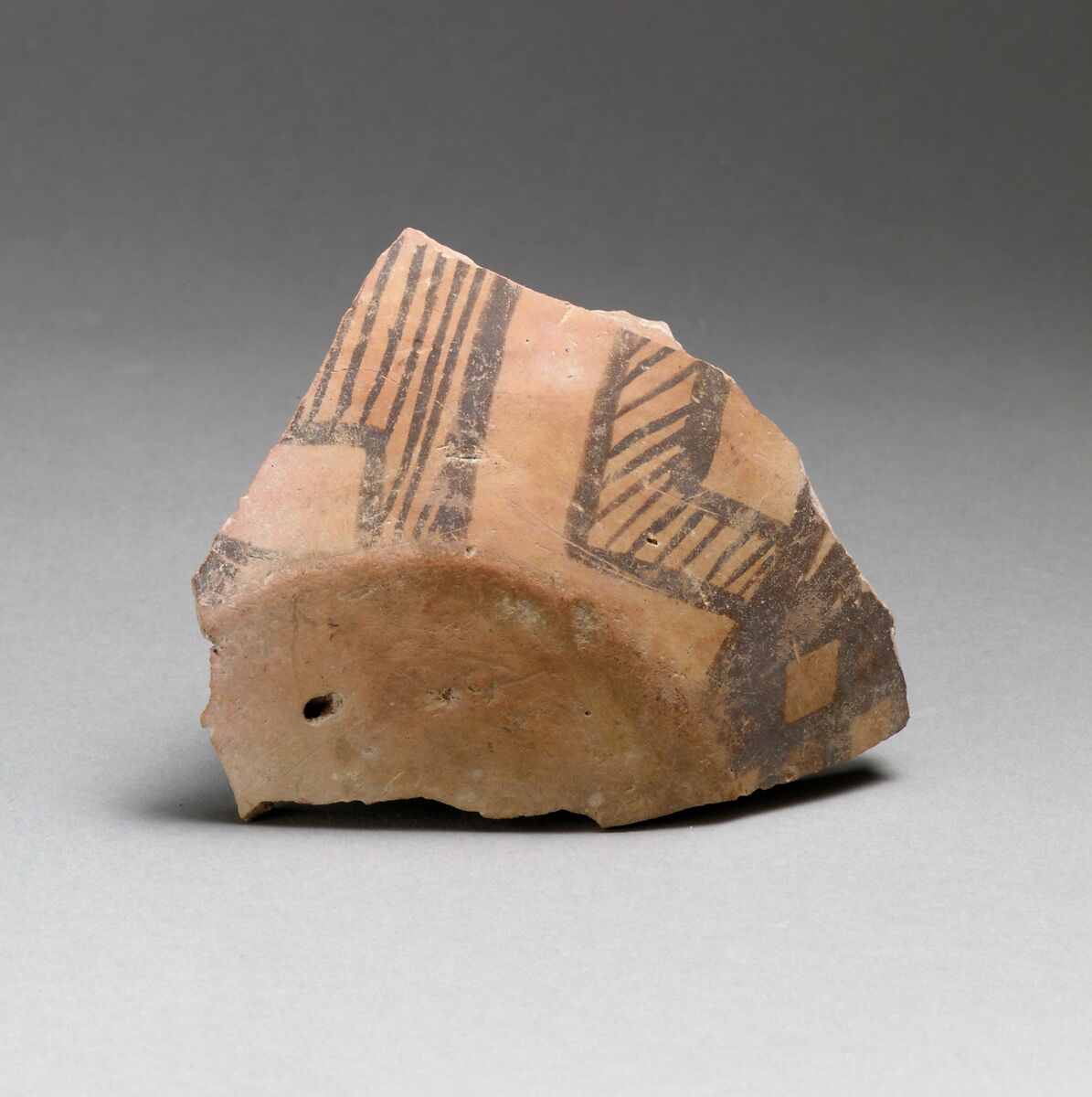 Vase fragment, Terracotta, Neolithic, Thessaly 