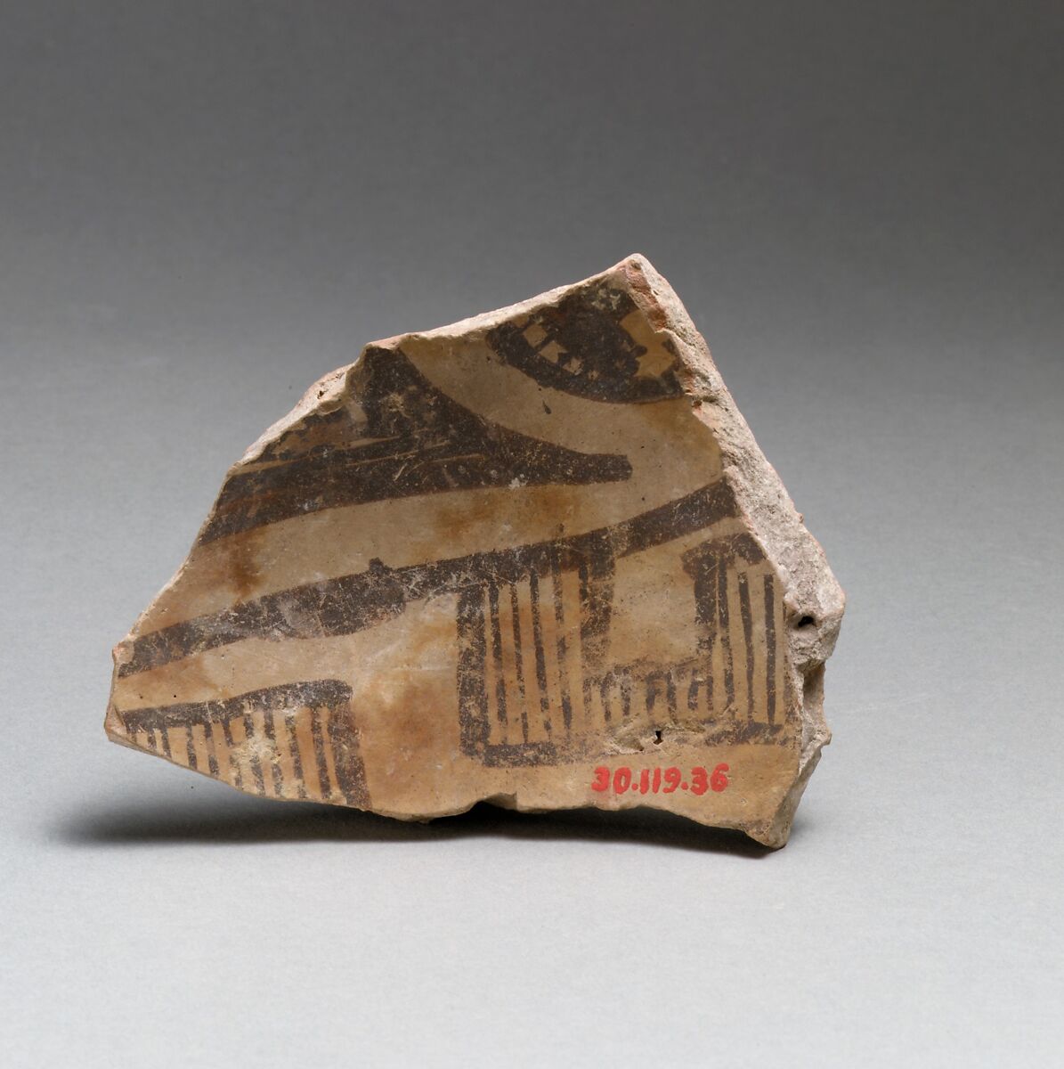 Vase fragment, Terracotta, Neolithic, Thessaly